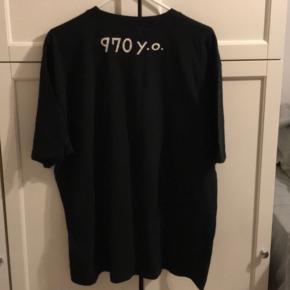 Kapital Black T-Shirt Smiley Face XL - Picture 2 of 4